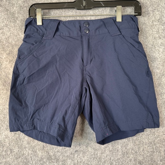 Columbia PFG Coral Point III Active Shorts Womens Size 2 Blue Fishing Outdoor - Picture 1 of 10